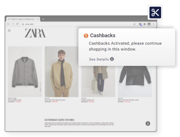 Browser Extension - Cashback Activation